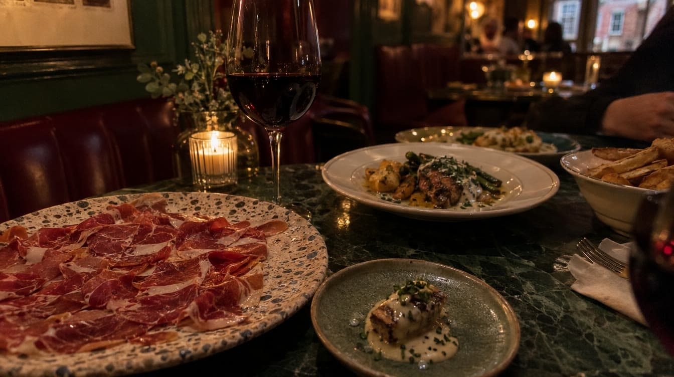 Jamón og franske klassikere i bistroen — Bistro Dejavú