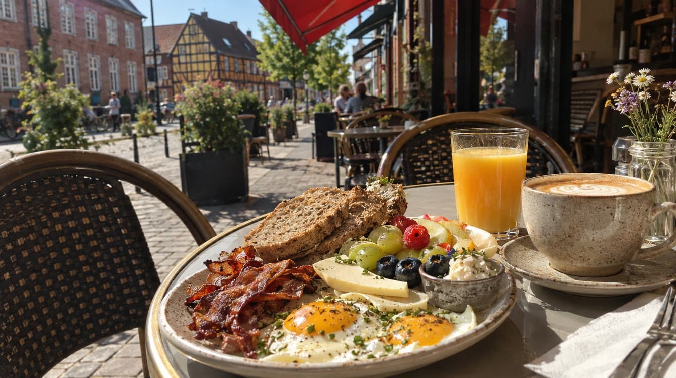 Brunch under den røde markise — Peace