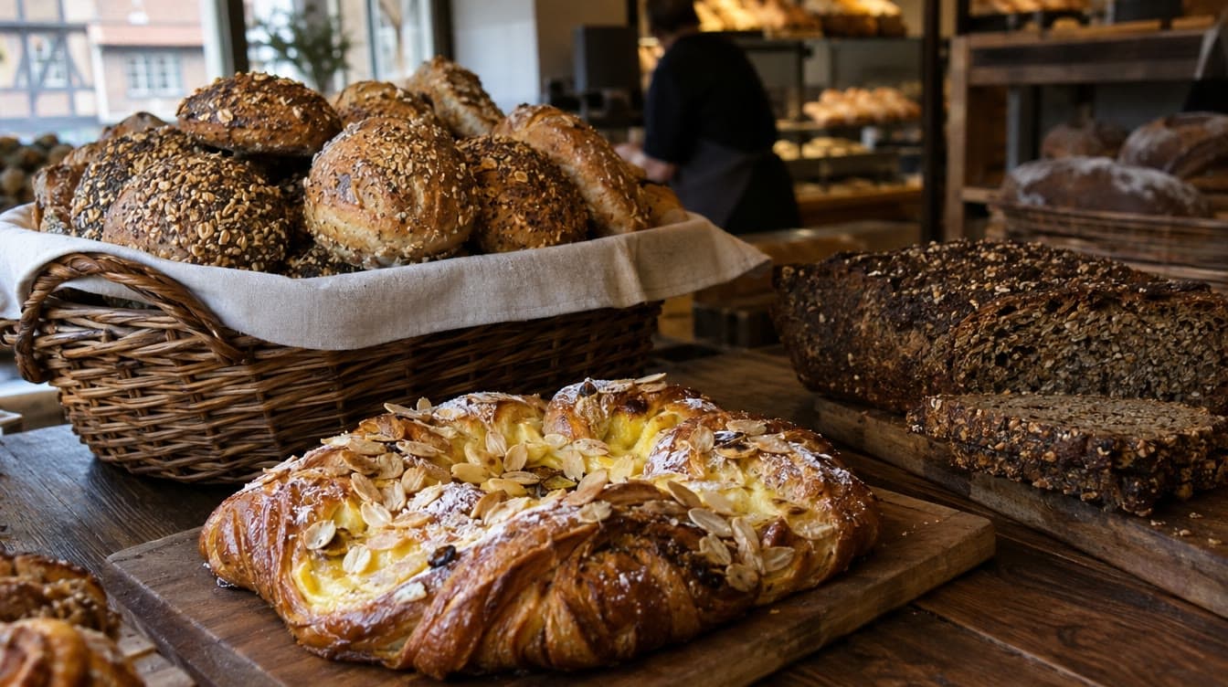 Kringle og rundstykker på den mørke disk — Den Gyldne Kringle
