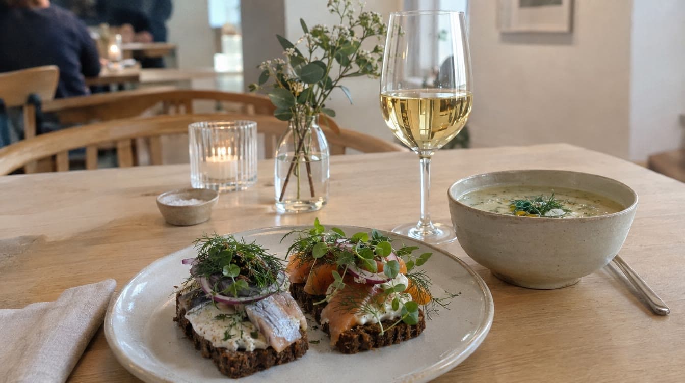Smørrebrød og suppe til frokost — Restaurant Værdsat