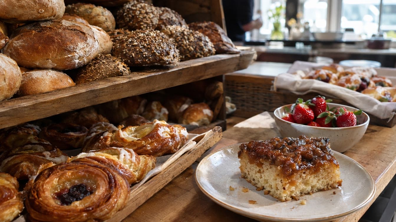 Fynsk brunsviger og brød fra hylderne — Rise's Brød